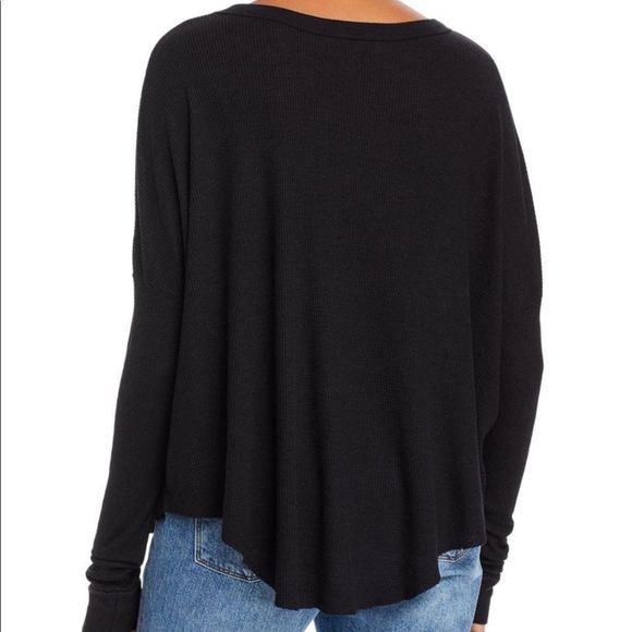 NWT Wildfox Perry Waffle-Knit Thermal T-Shirt - Picture 2 of 2